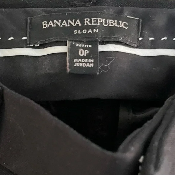 Banana Republic Sloane Black Pants, 0P - Picture 5 of 5